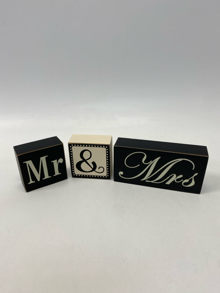Black Cream Words Wood Misc. Home Item
