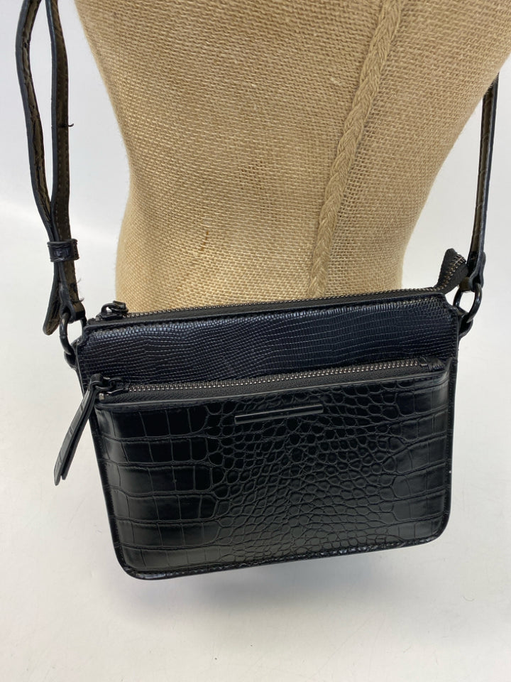 Aldo Black Embossed Crossbody