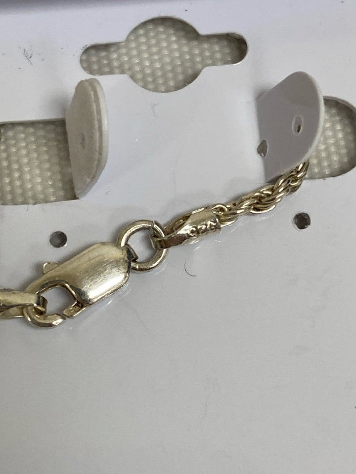 NWT Silver Navy/Blue Shapes Necklace