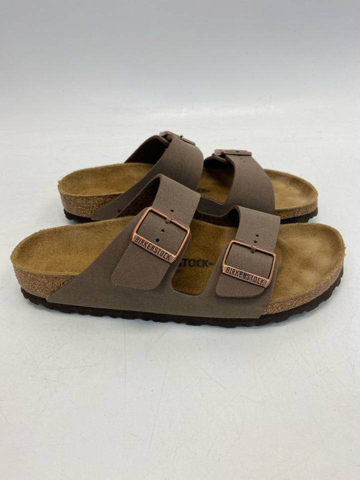 Birkenstock  Size 9 Brown Rose Gold Buckle(s) Sandals