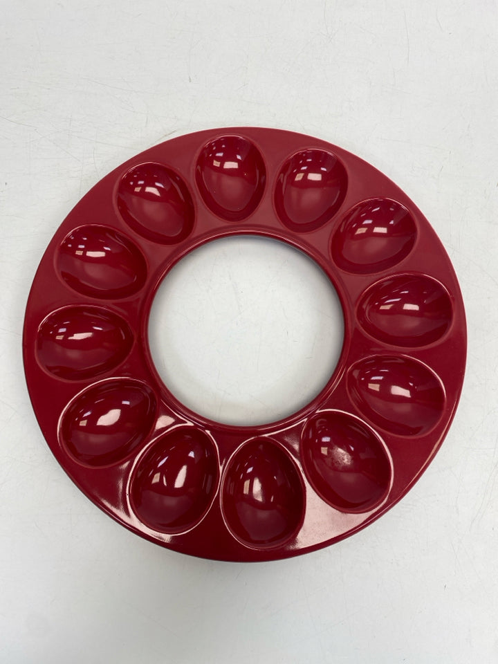 Rachel Ray Dark Red Serving Piece