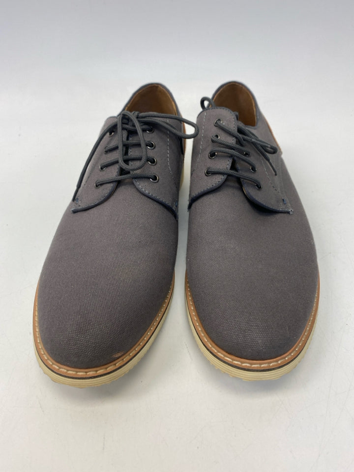Steve Madden Size 11.5 Gray Lace-Up Men&