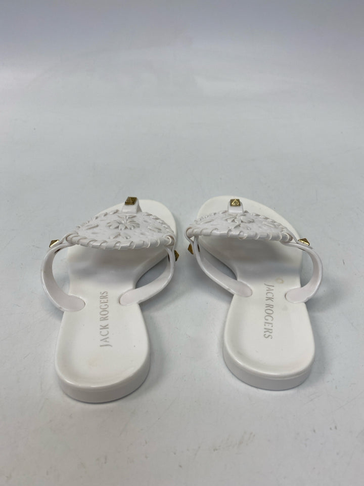 Jack Rogers SIZE 11 White Jelly Girl&