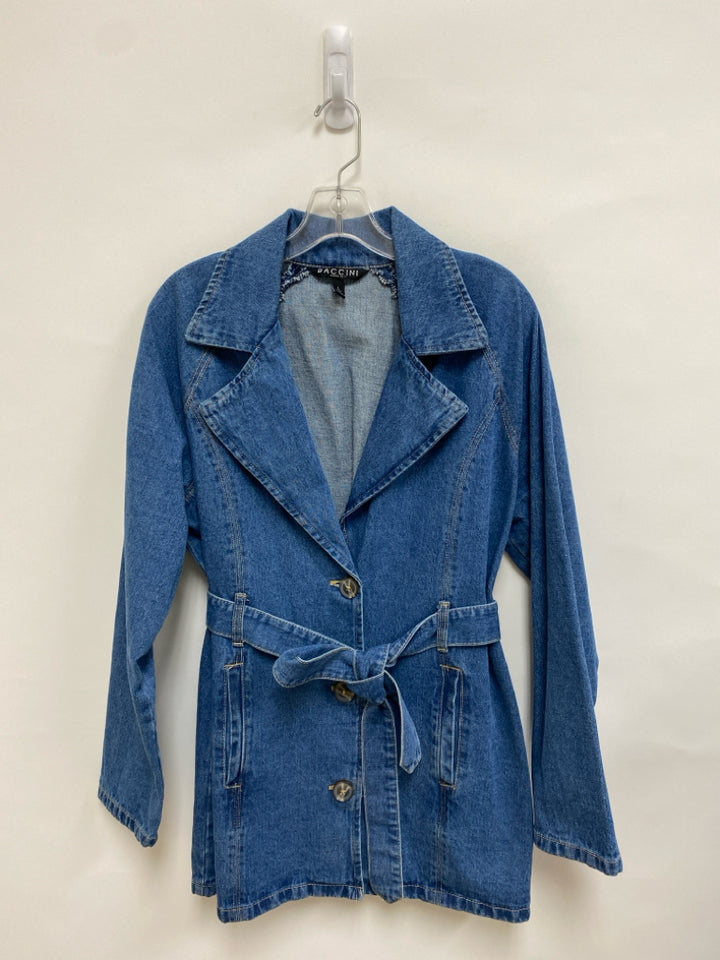 Baccini Size L Denim Ladies Jacket