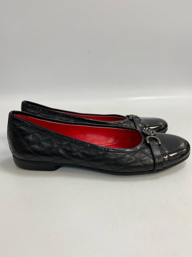 Amalfi US Shoe Size 8 Black Quilted Flats