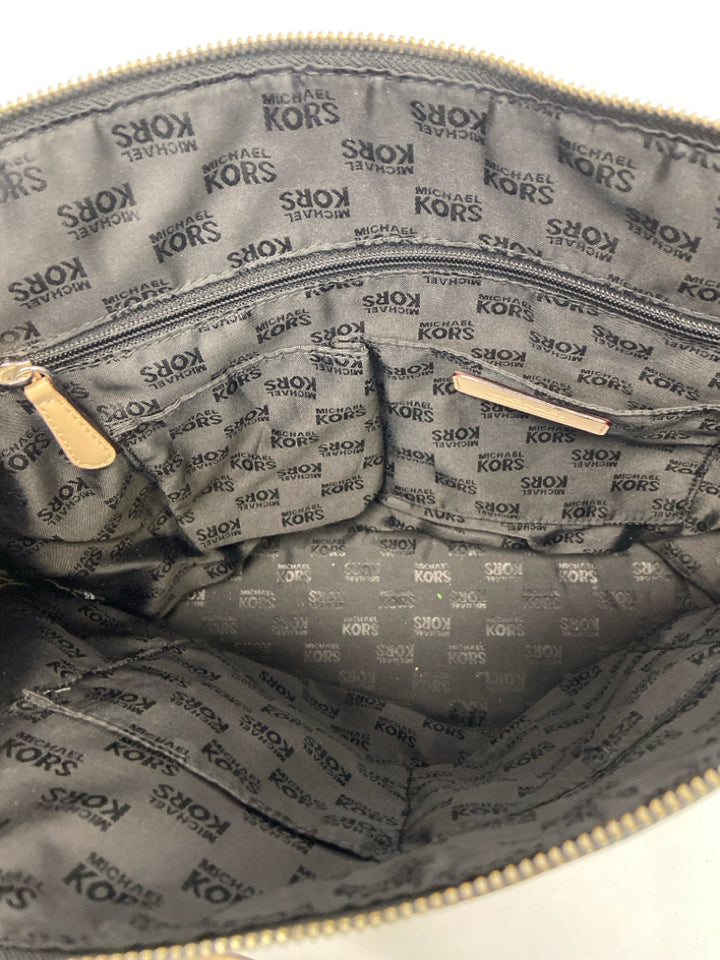 Michael Kors Black Signature Patent Handbag