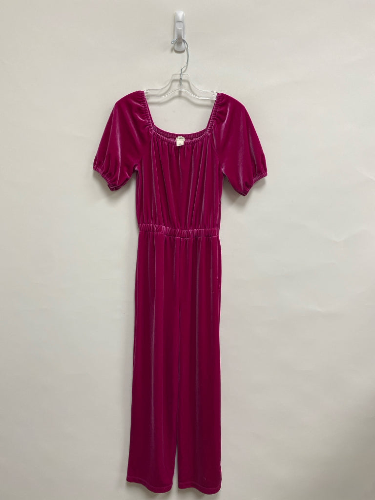 Crew Cuts SIZE 8 Fuchsia Velour Girl&
