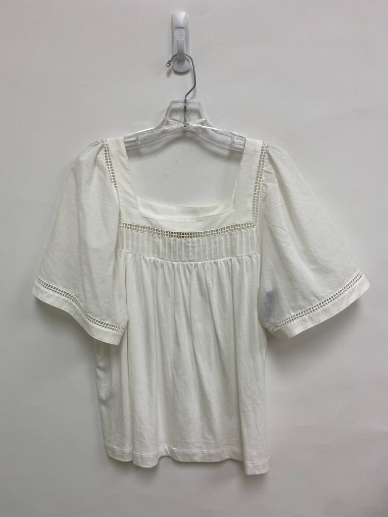 Elie Tahari Size L White Ladies Top