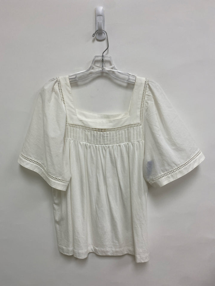 Elie Tahari Size L White Ladies Top