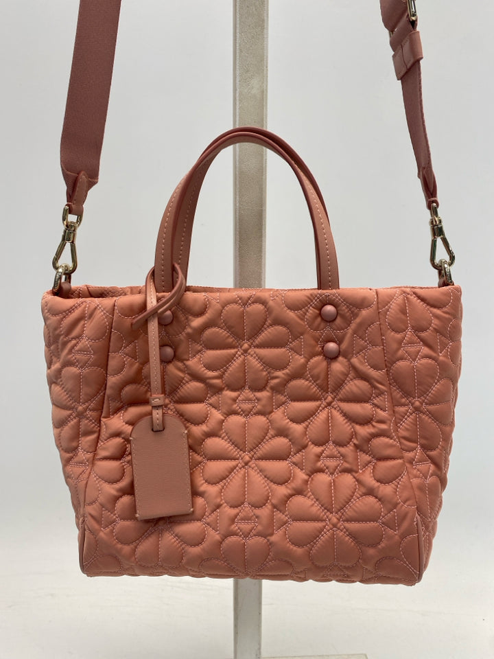 Kate Spade Pink Quilted Nylon Handbag