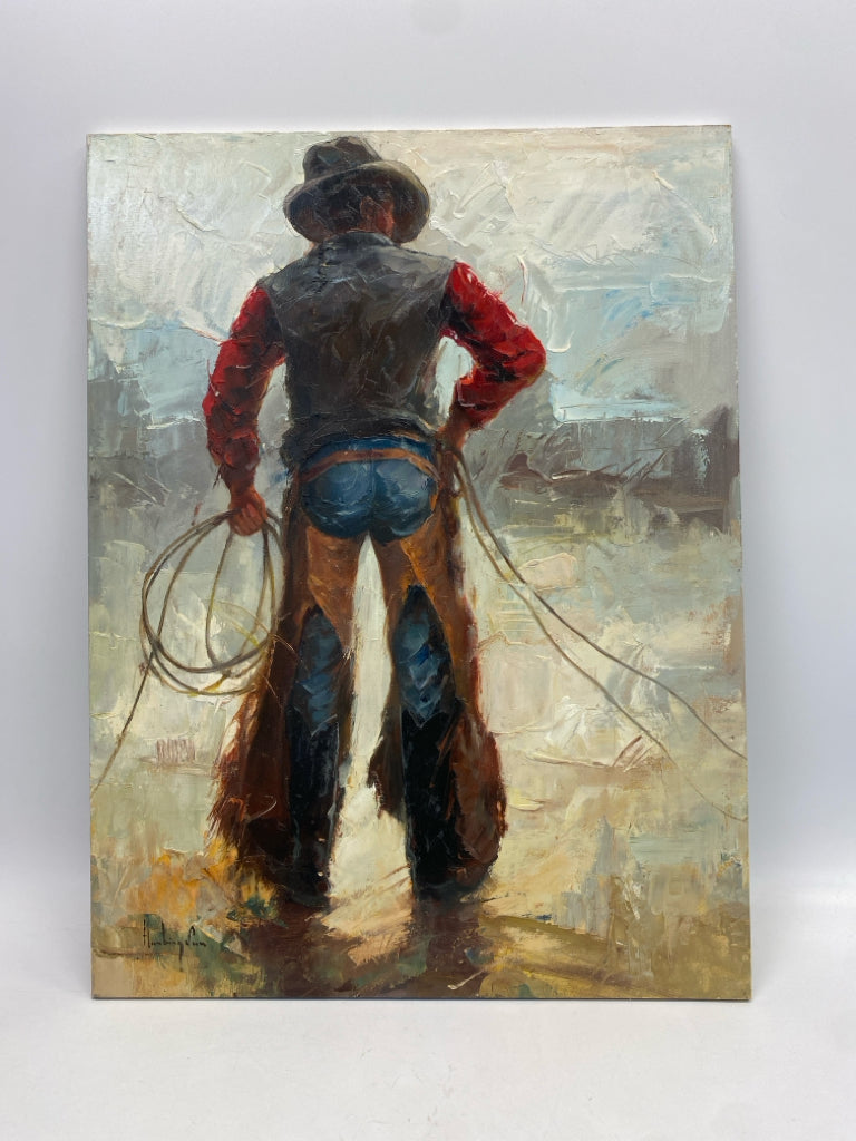 White/Red Blue/Gray Canvas Art