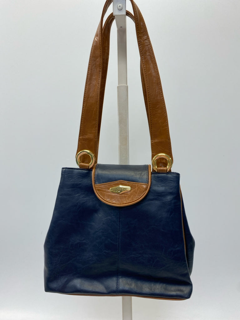 Capezio Navy Brown Handbag