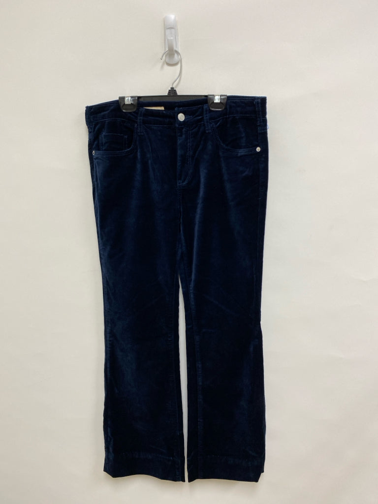 Pilcro Size 29 Navy Flared Velour Ladies Pants