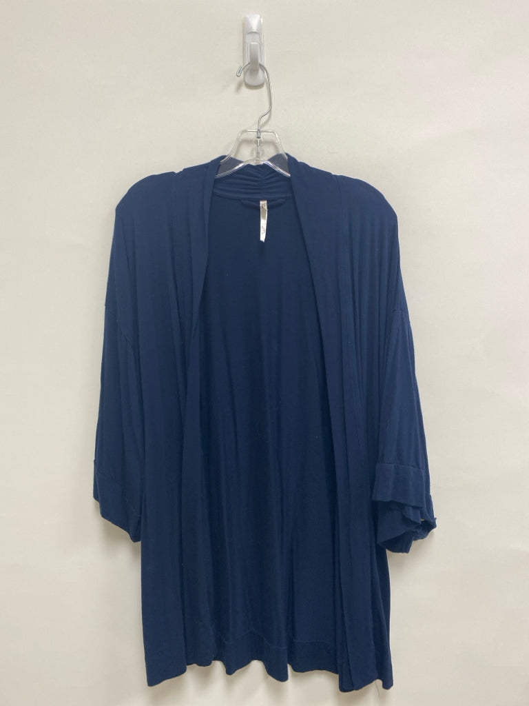 Soma Size L Navy Drape Ladies Lounge Jacket