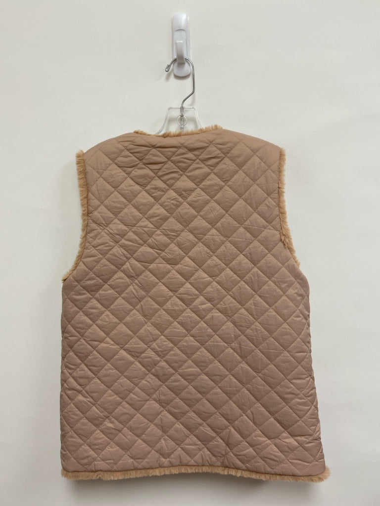 Zara SIZE 13/14 Dusty Rose Reversible Faux Fur Girl&