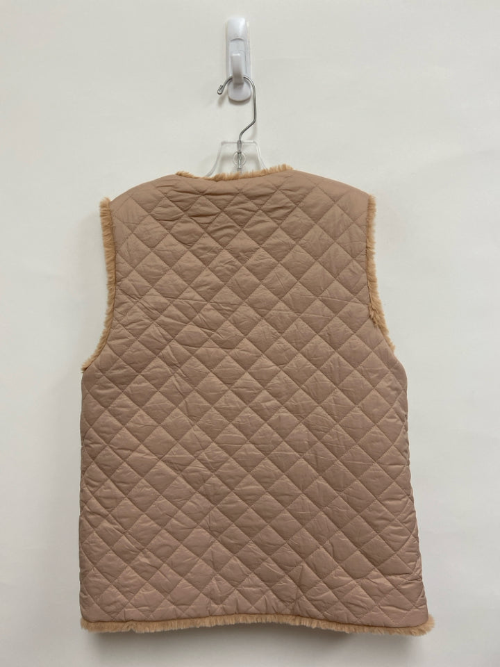 Zara SIZE 13/14 Dusty Rose Reversible Faux Fur Girl&