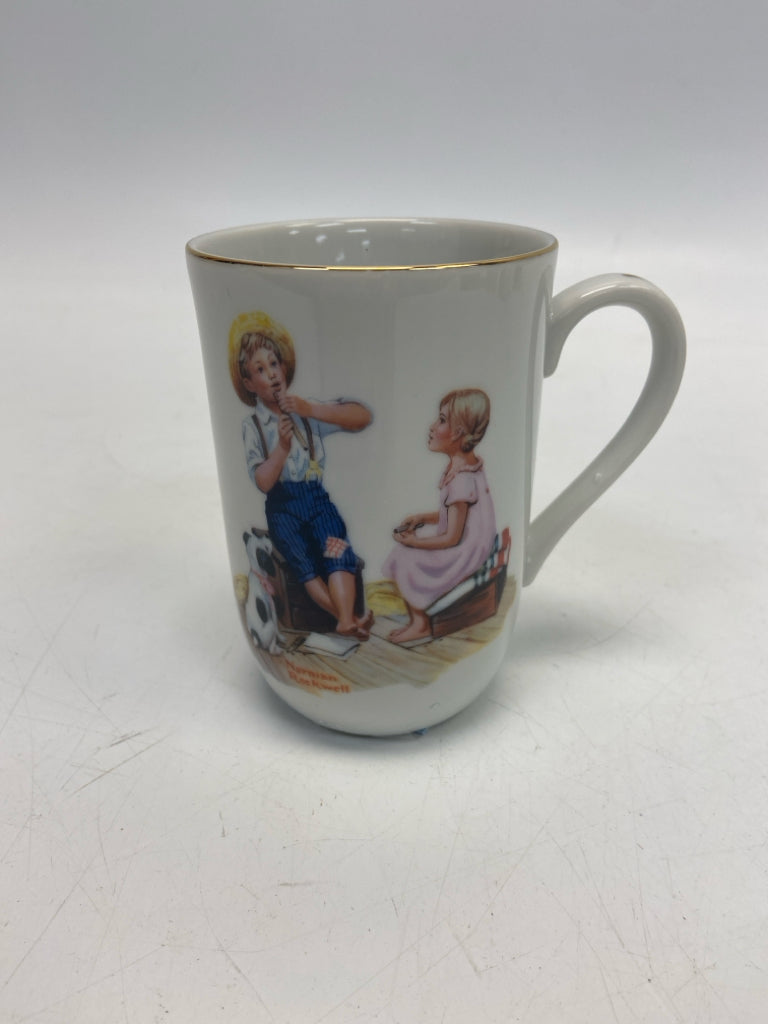 Norman Rockwell Assorted Scene Coffee Mug