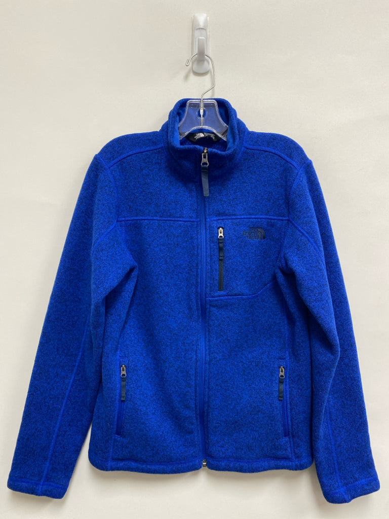 North Face SIZE 14/16 Blue Mottled Boy&