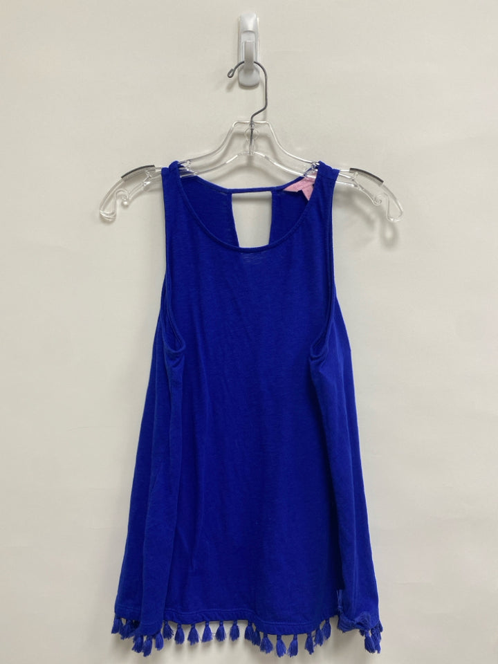 LILLY PULITZER Size L Royal Blue Tank Ladies Top