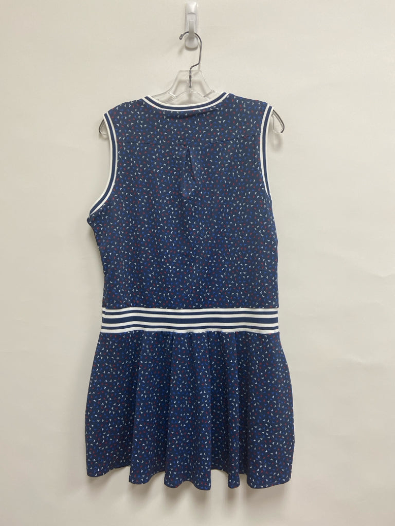 NWT Size L Navy Red/White Golf Sleeveless Athletic Dress