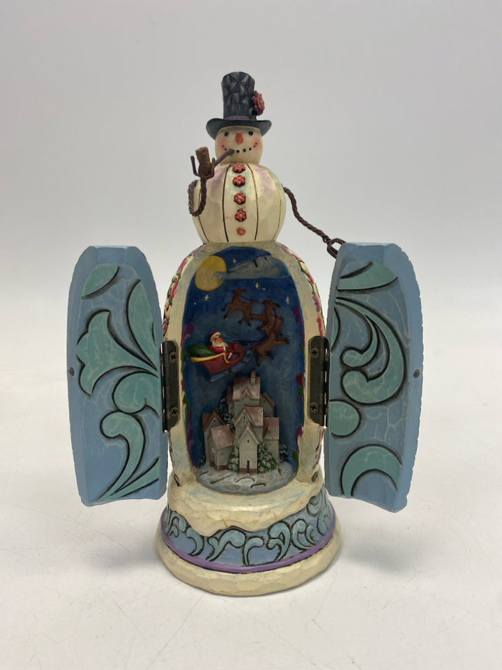Jim Shore White Multi Color Winter