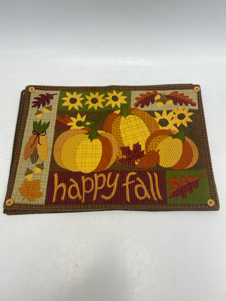 Green/Gold Orange/Brown Pumpkin Fall