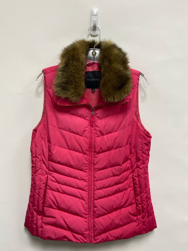 Talbots Size M Pink Ladies Vest