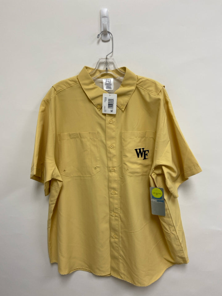 NWT KNIGHTS APPAREL Size XL Dusty Yellow Wake Forest Men&