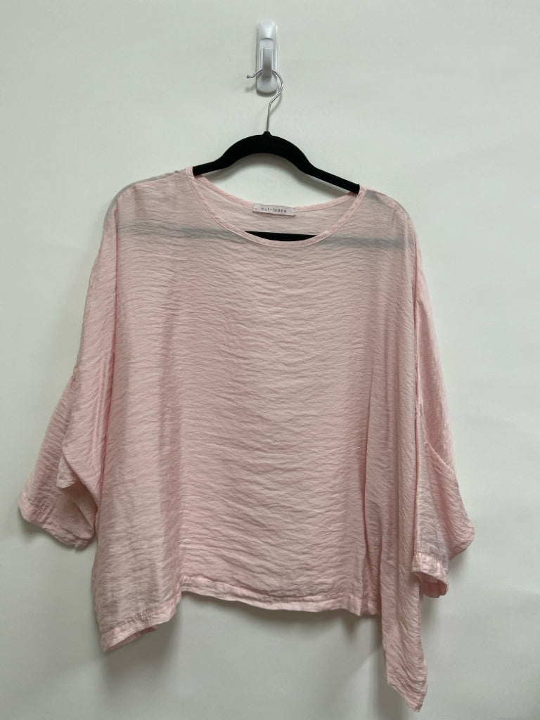 Cut Loose Size L Pale Pink Ladies Top