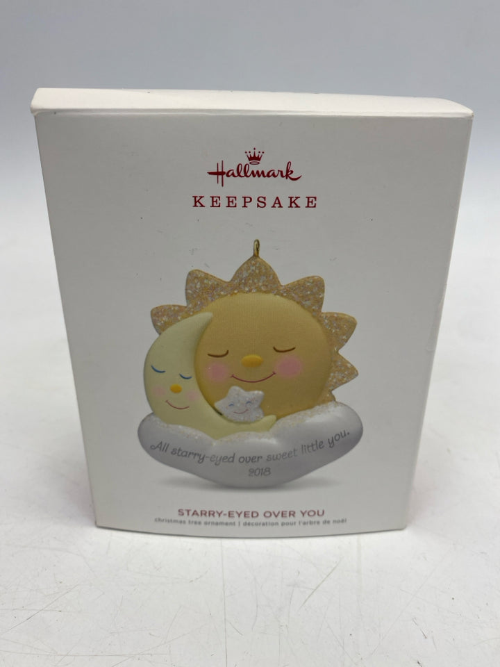 Hallmark Yellow White Ornaments