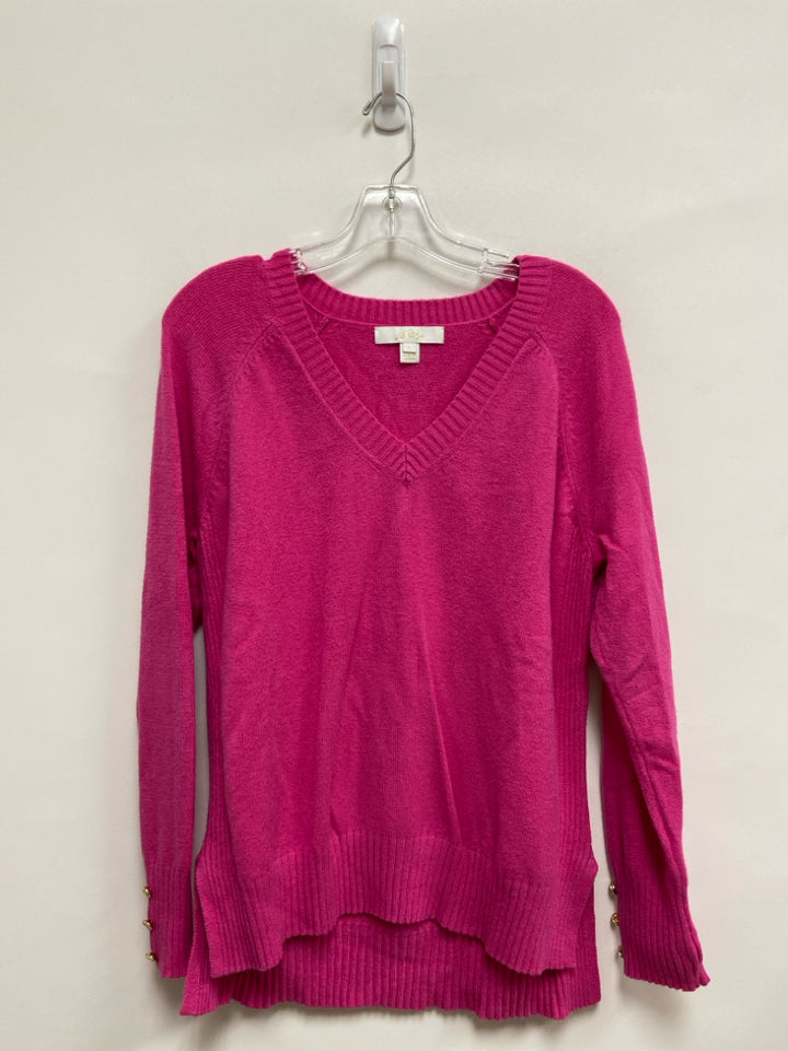 LILLY PULITZER Size L Hot Pink Ladies Sweater
