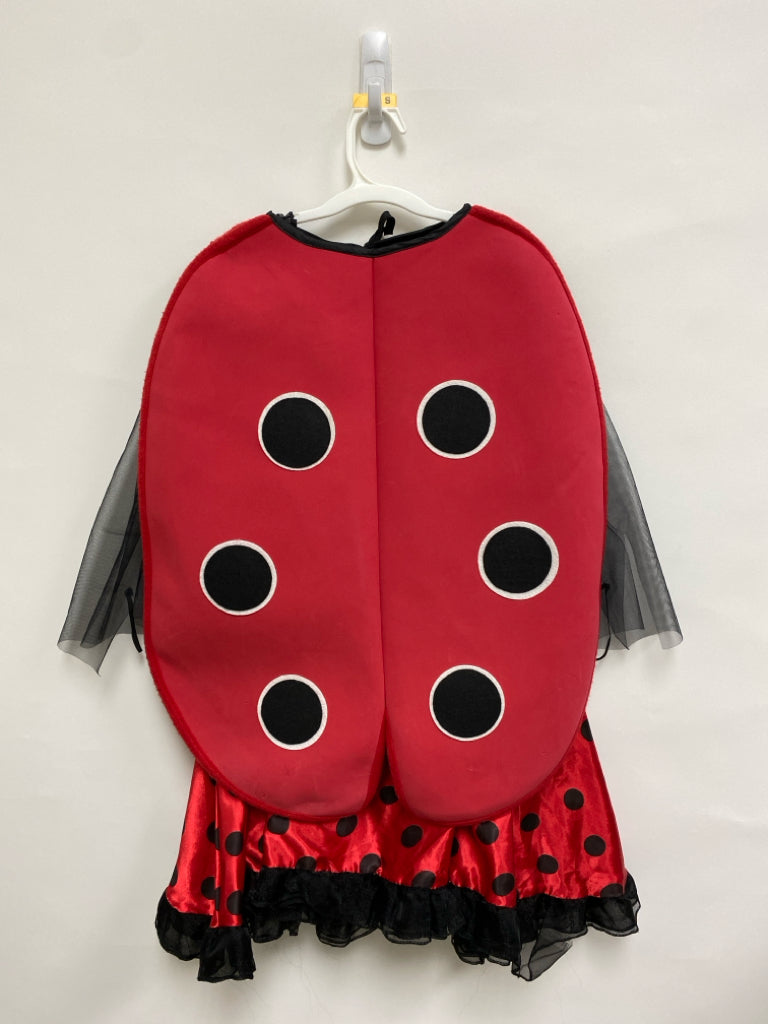 SIZE L Red/Black Ladybugs Girl&