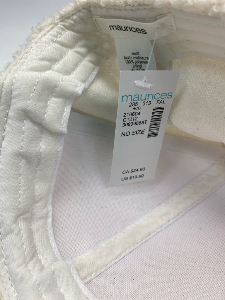 NWT maurices White Baseball Hat