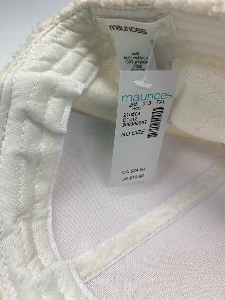 NWT maurices White Baseball Hat