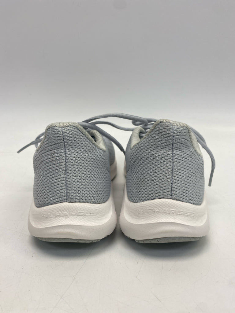 Under Armour  Size 8 Pale Gray Lace-up Sneakers