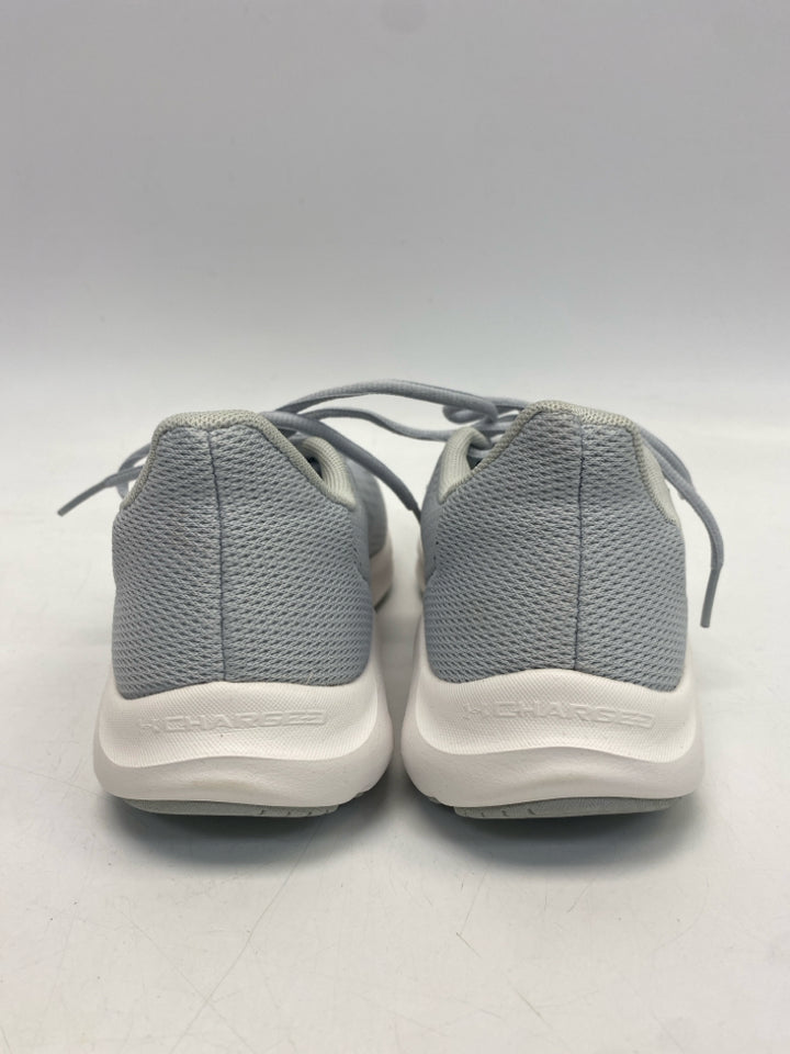 Under Armour  Size 8 Pale Gray Lace-up Sneakers