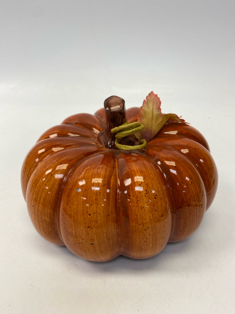 Burnt Orange Ceramic Fall