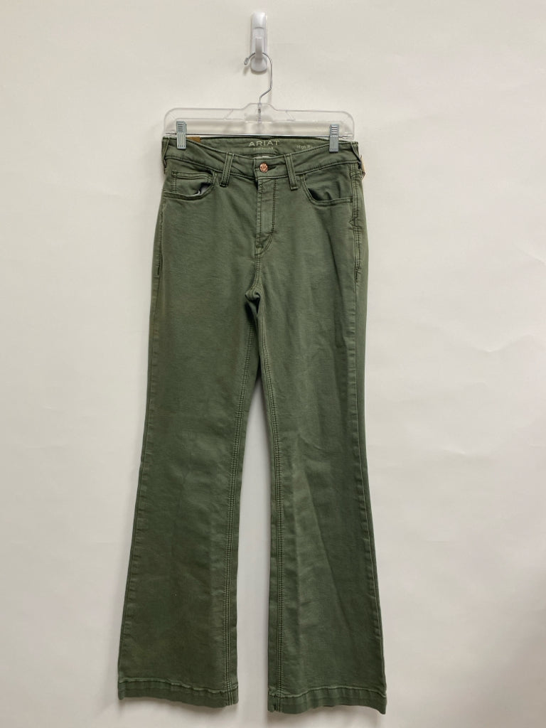 Ariat Size 28 Green Ladies Jeans