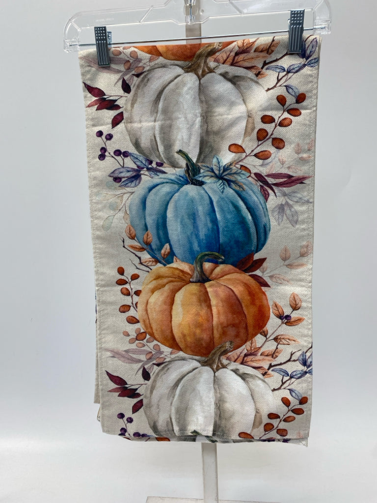 Cream Orange/Blue Pumpkin Fall