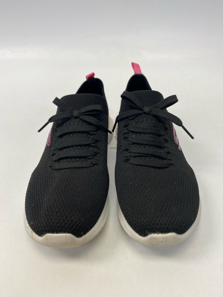 Skechers  Size 8 Black Pink Sneakers