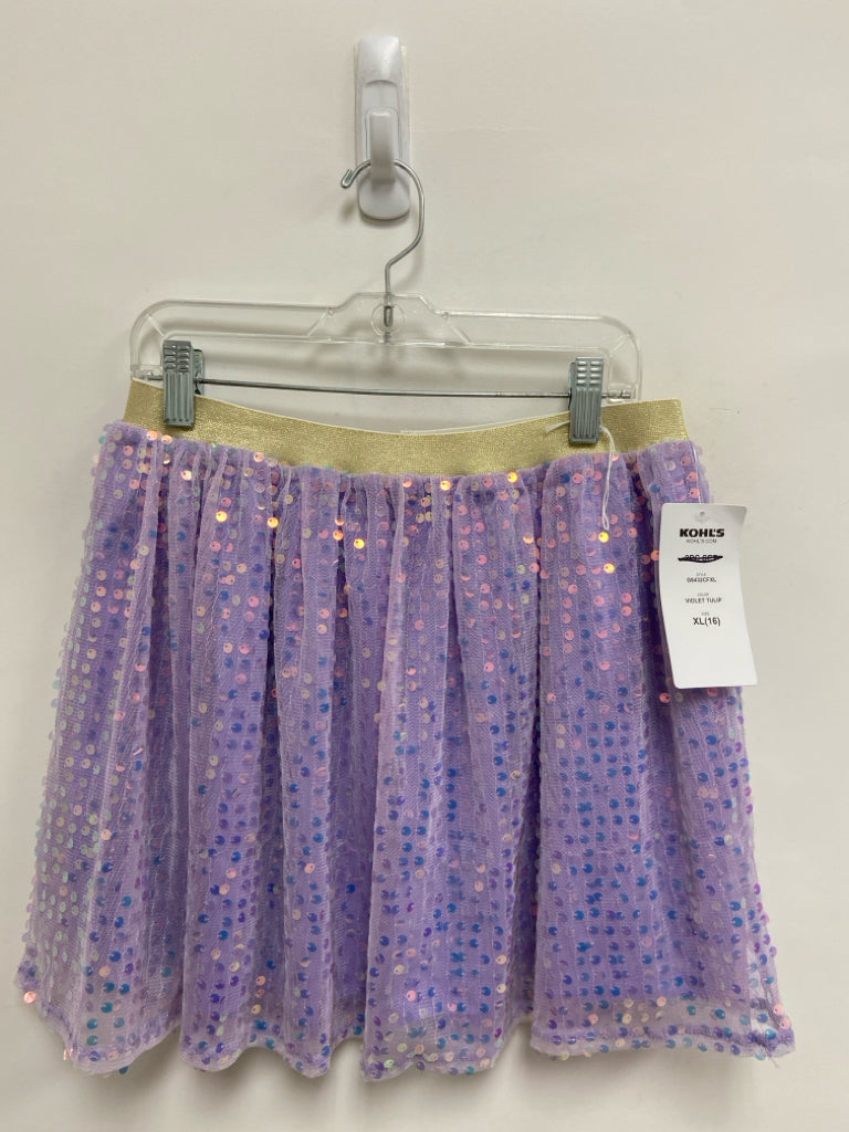 NWT eyeshadow SIZE 16 Lavender Sequined Girl&