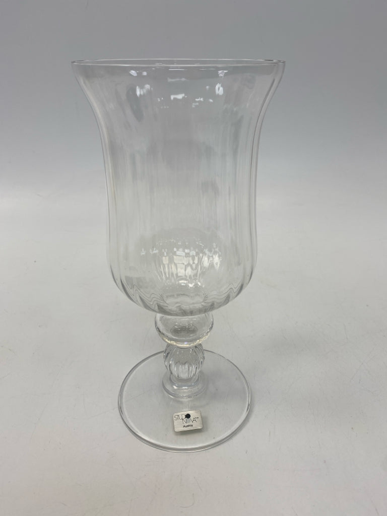 Clear Ribbed Glass Candleholder(s)