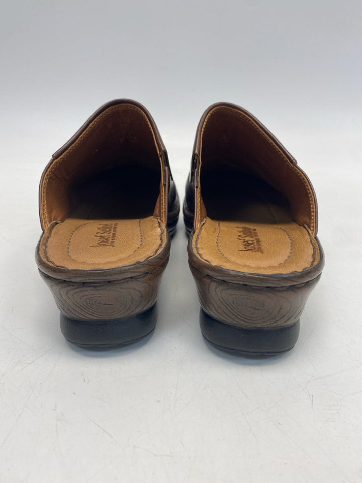 Josef Seibel EU Shoe Size 39 US Shoe Size Dark Brown Clogs