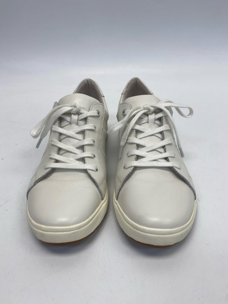 Josef Seibel  Size 39 White Lace-up Leather Sneakers