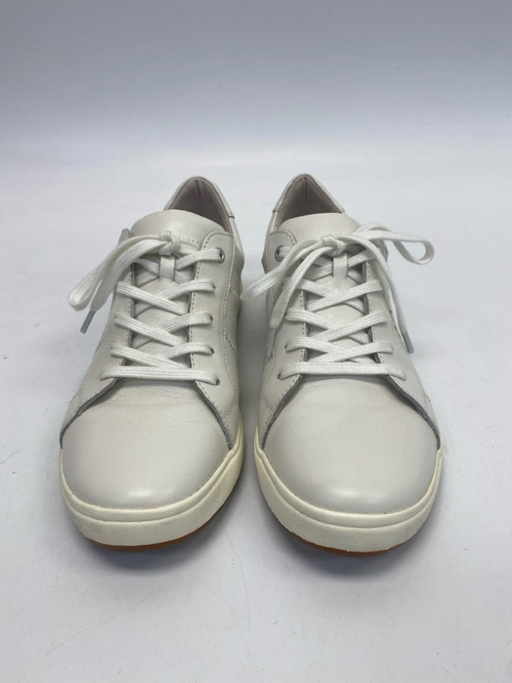 Josef Seibel  Size 39 White Lace-up Leather Sneakers
