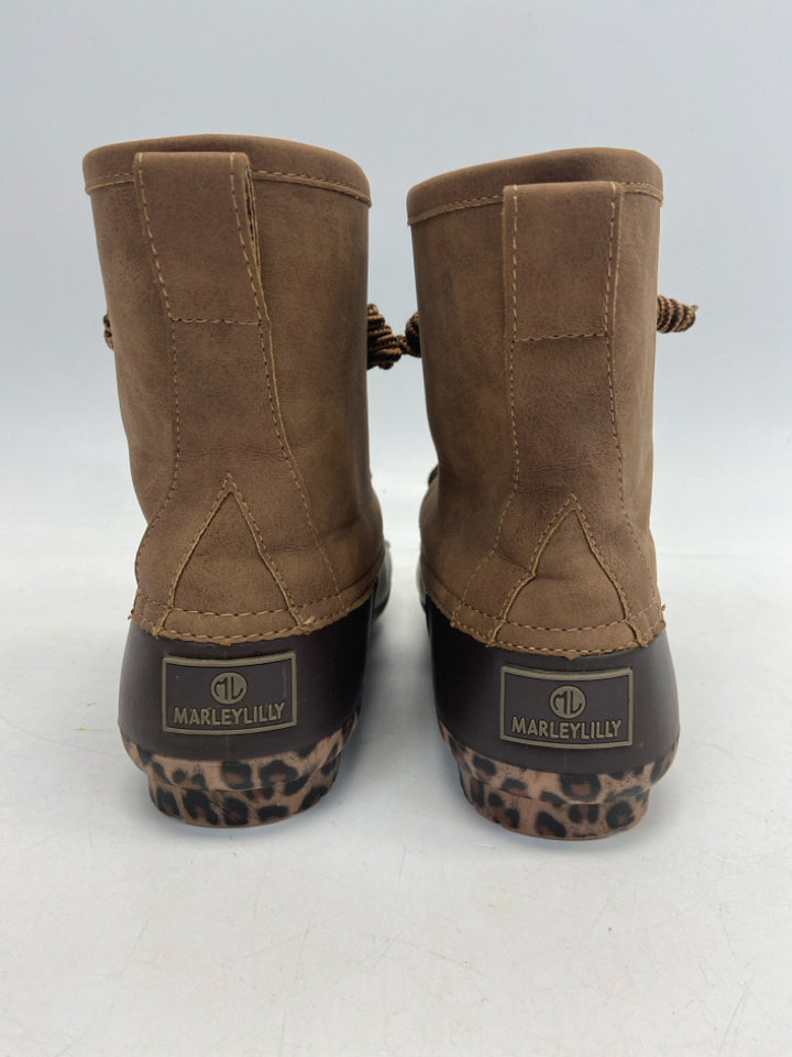 Marley Lilly US Size 7 Brown Lace-up Boots
