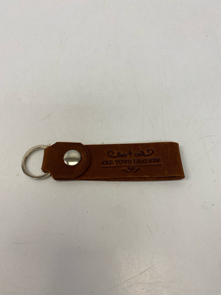 Old Town Leather Brown Keychain