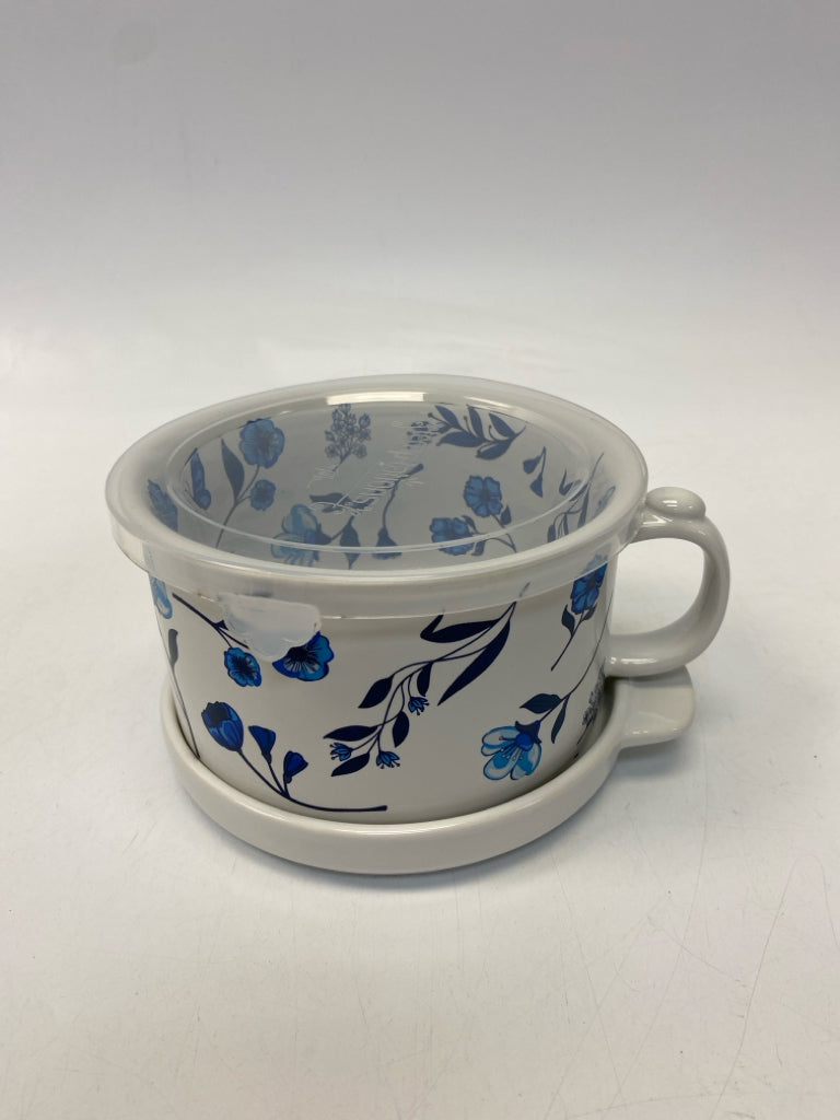 Temp-tations White Blue Flowers Bowl(s)