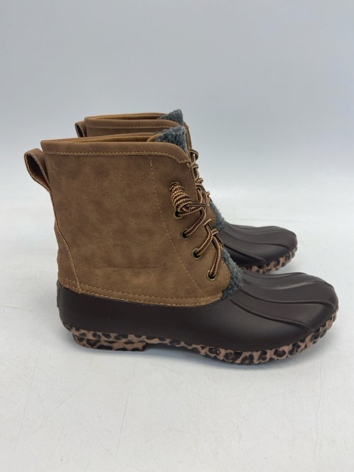Marley Lilly US Size 7 Brown Lace-up Boots