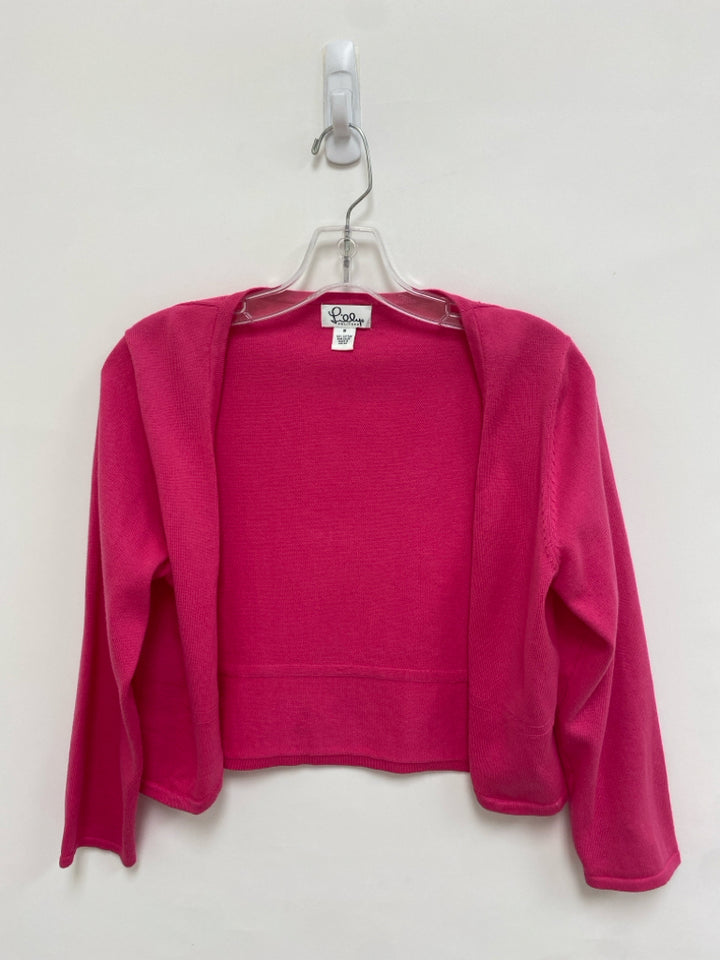 LILLY PULITZER Size M Pink Drape Cotton Ladies Sweater